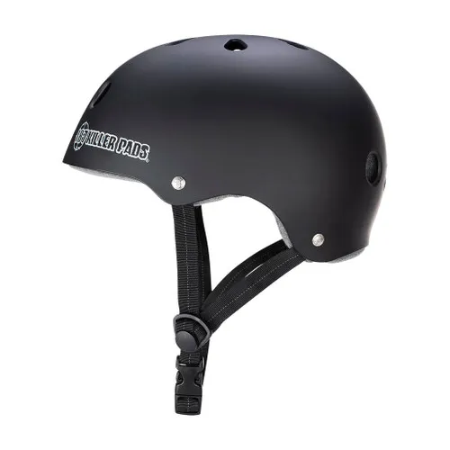 187 Skateboard Helmet Pro Skate w/ Sweatsaver Liner Matte Black Size XL