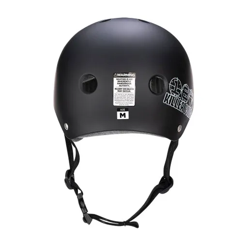 187 Skateboard Helmet Pro Skate w/ Sweatsaver Liner Matte Black Size XL