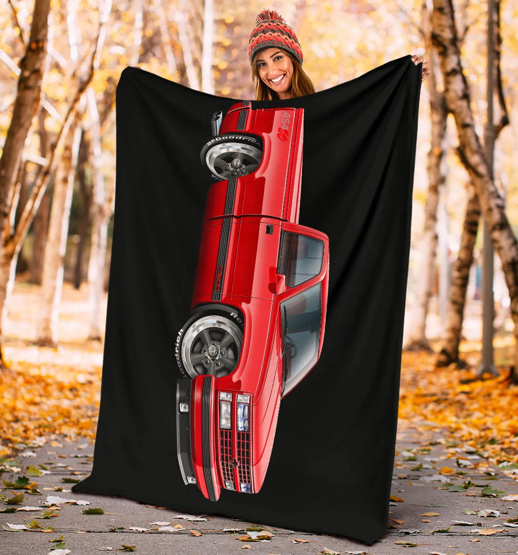 1990 454SS Pickup Truck Car Art Premium Blanket