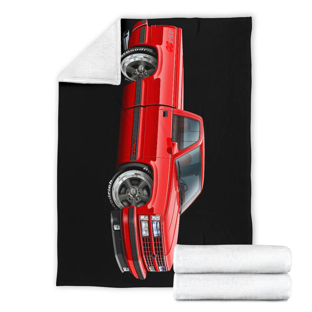 1990 454SS Pickup Truck Car Art Premium Blanket