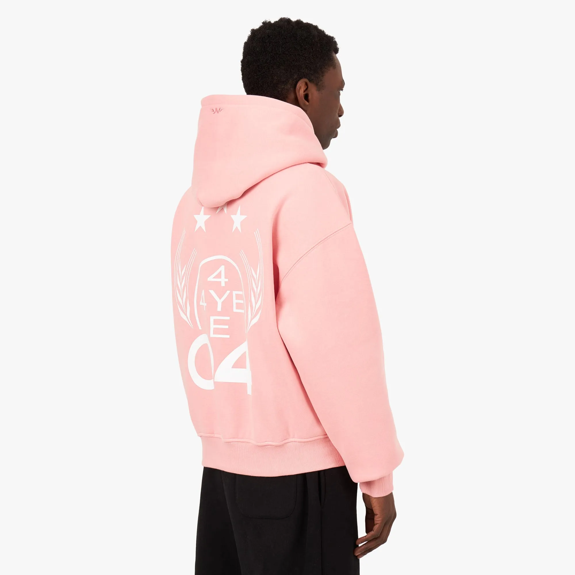 4YE Signature Pullover Hoodie Pink / Burgundy