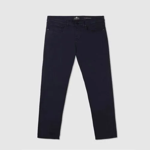 7 For All Mankind Men's Slimmy Tapered Jeans | Navy - JSMXV600NV