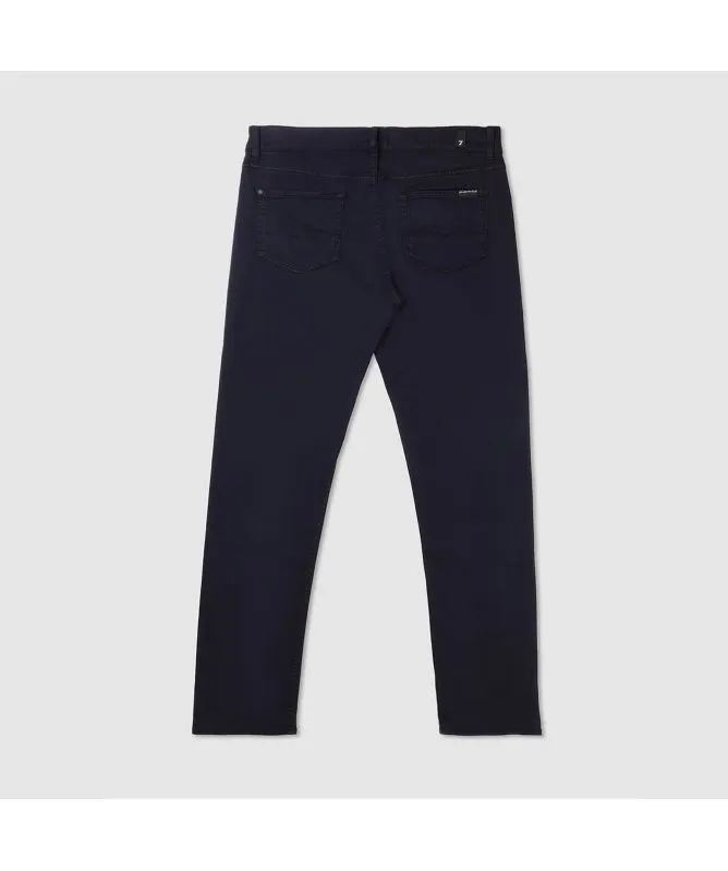 7 For All Mankind Men's Slimmy Tapered Jeans | Navy - JSMXV600NV