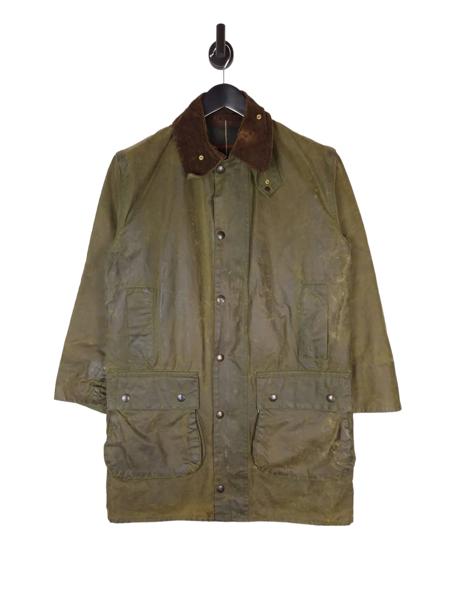 80's Barbour A400 Northumbria Wax Jacket - Size C36 Medium