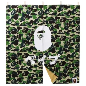 A Bathing Ape ABC Camo Noren Curtain (green)