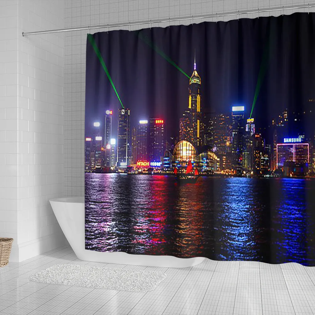 A Night in Hong Kong Shower Curtain