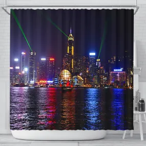 A Night in Hong Kong Shower Curtain