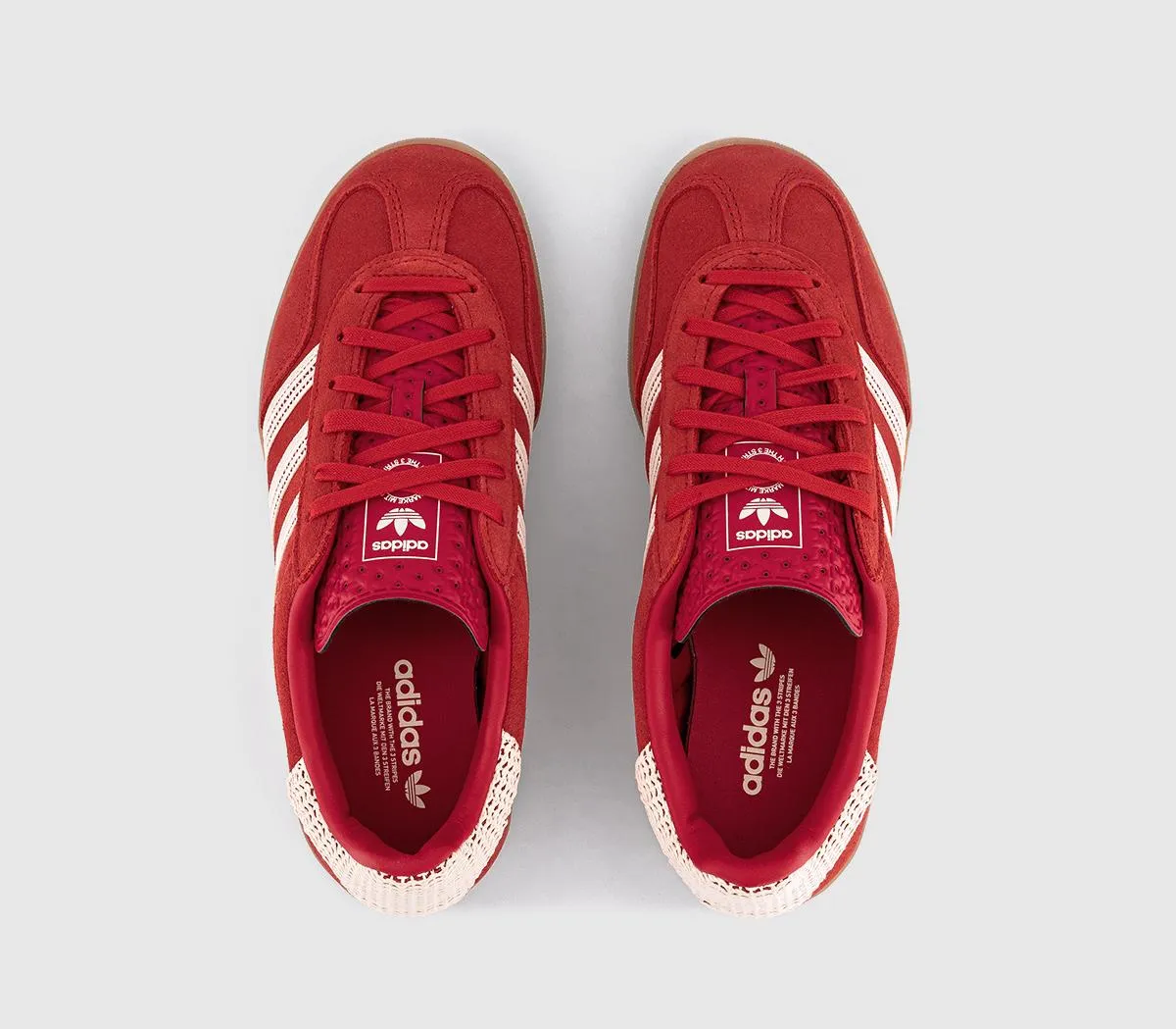 adidas Gazelle Indoor Trainers Better Scarlet Wonder White Gum