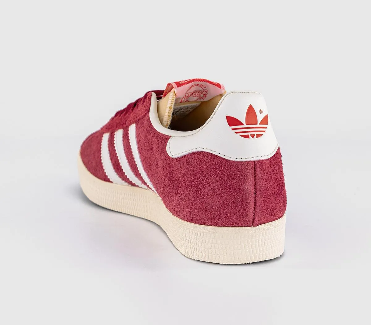 adidas Gazelle Trainers Team Victory Red Offwhite Cream White