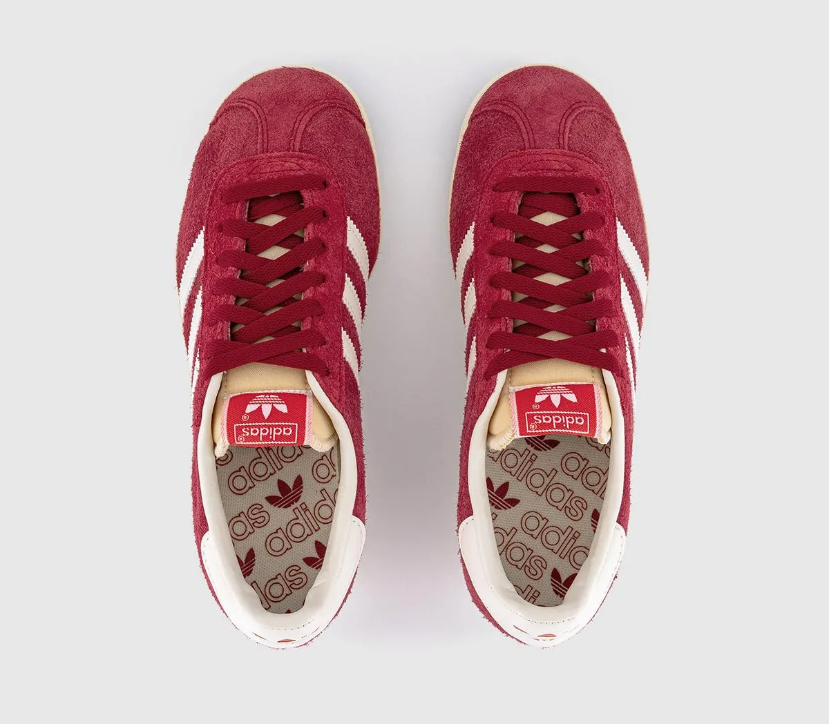 adidas Gazelle Trainers Team Victory Red Offwhite Cream White