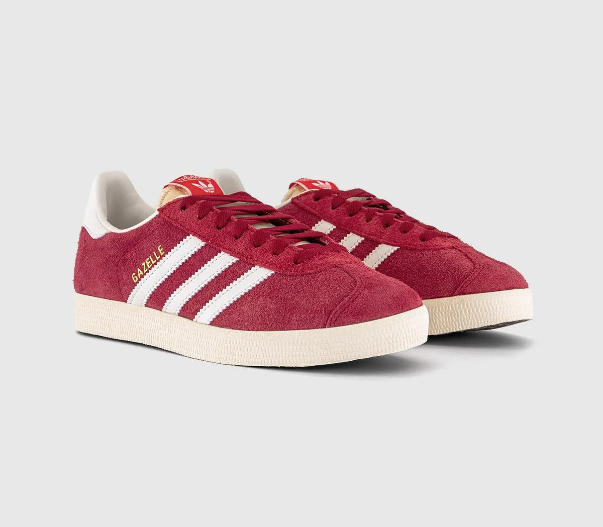 adidas Gazelle Trainers Team Victory Red Offwhite Cream White