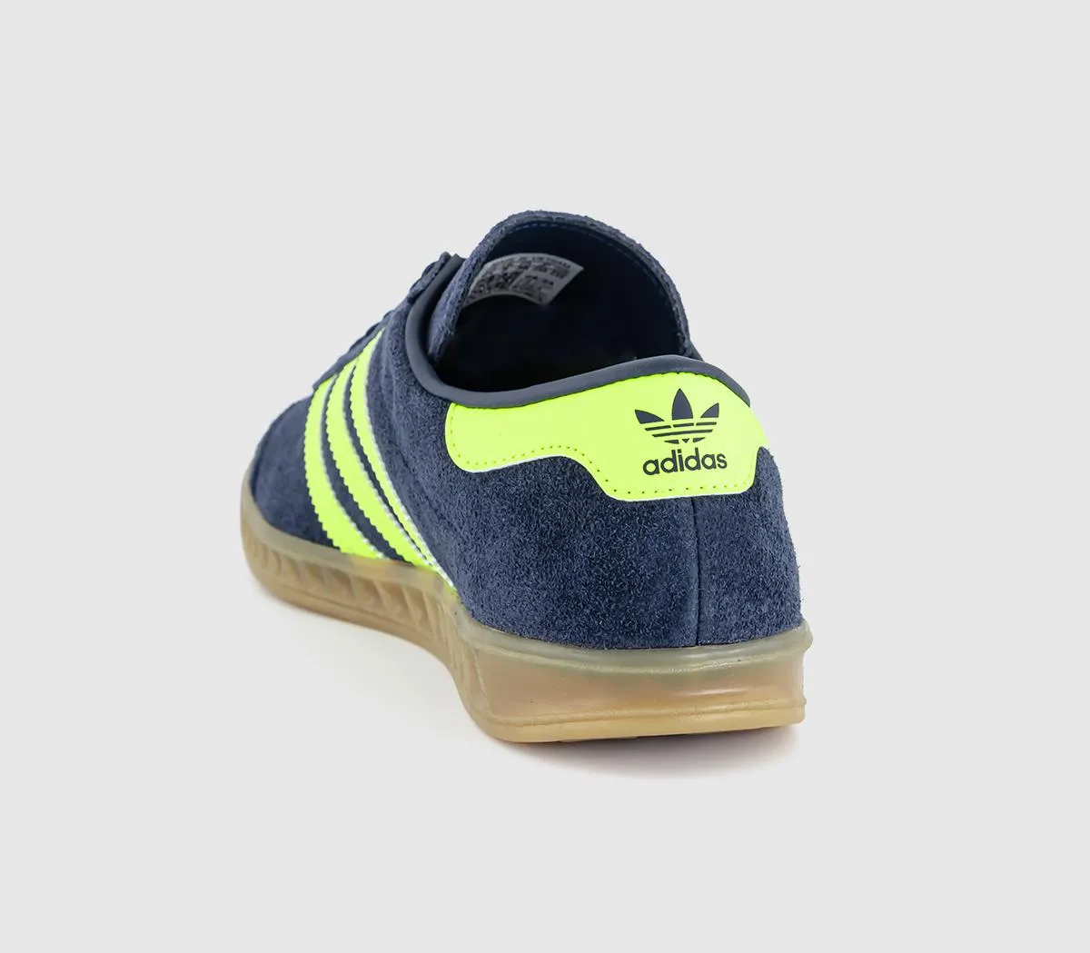 adidas Hamburg Trainers Night Indigo Solar Yellow Gold Metalic