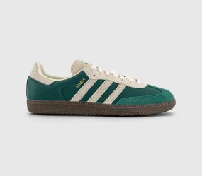 adidas Samba OG Trainers Collegiate Green Cream White Gum