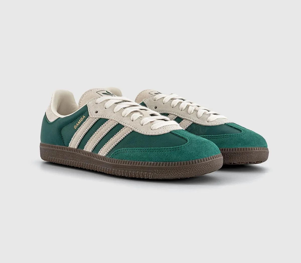 adidas Samba OG Trainers Collegiate Green Cream White Gum