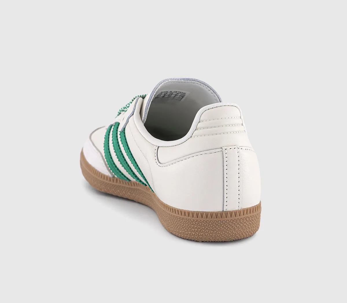 adidas Samba OG Trainers Offwhite Court Green Hazy Green