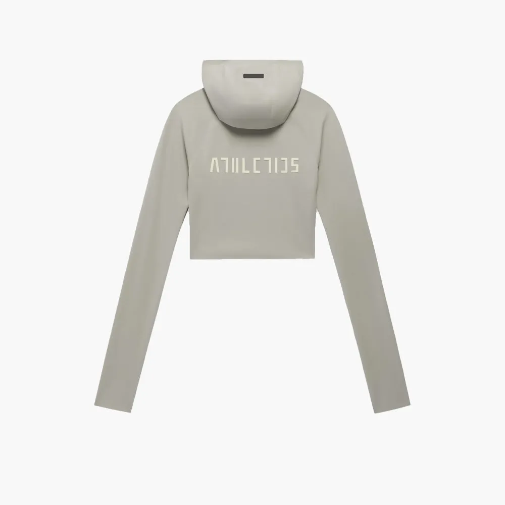 adidas X Fear Of God Women's Base Layer Crop Hoodie/Sesame