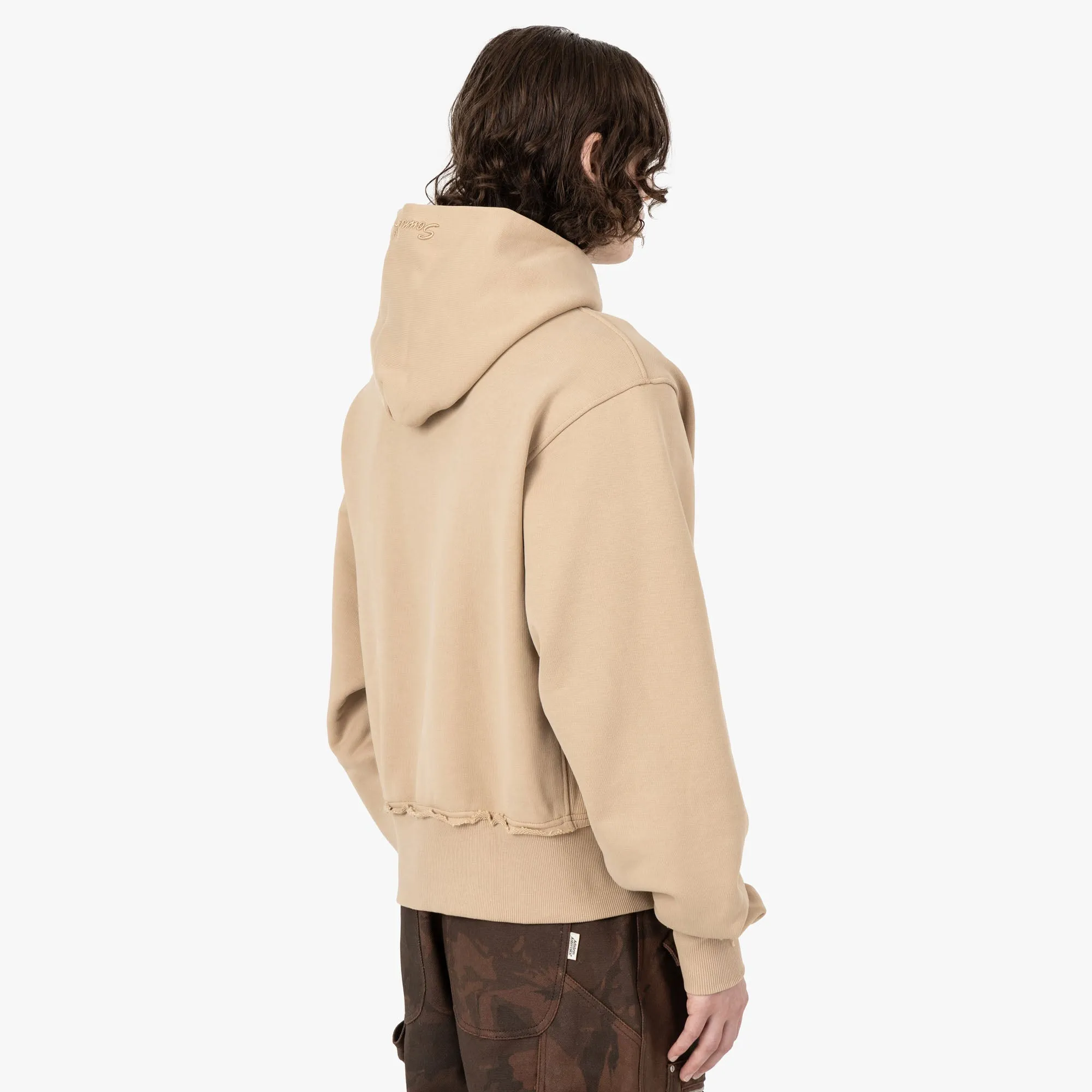 Adidem Asterisks Flower Pullover Hoodie / Brown