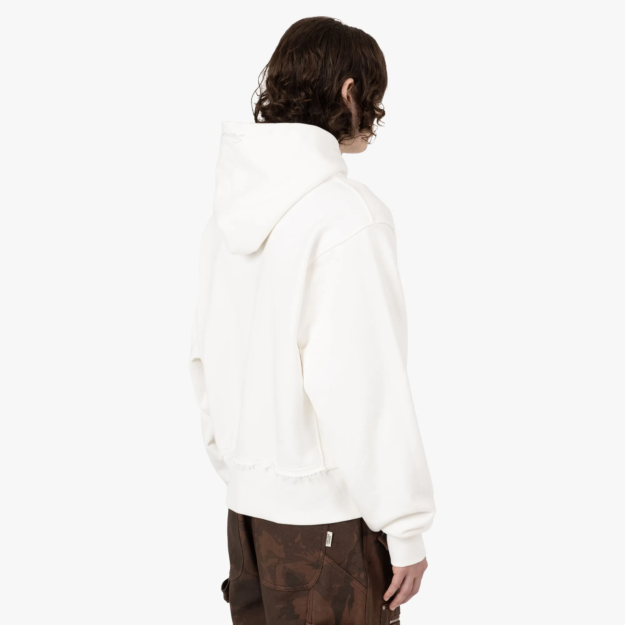 Adidem Asterisks Leaf Pullover Hoodie / Cream