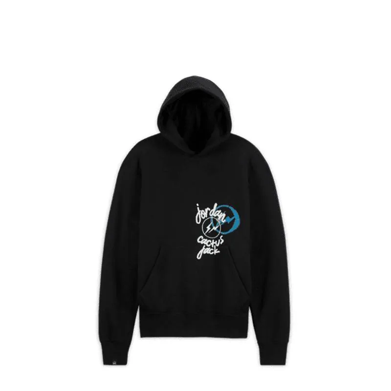 Air Jordan x Travis Scott x Fragment Hoodie Black