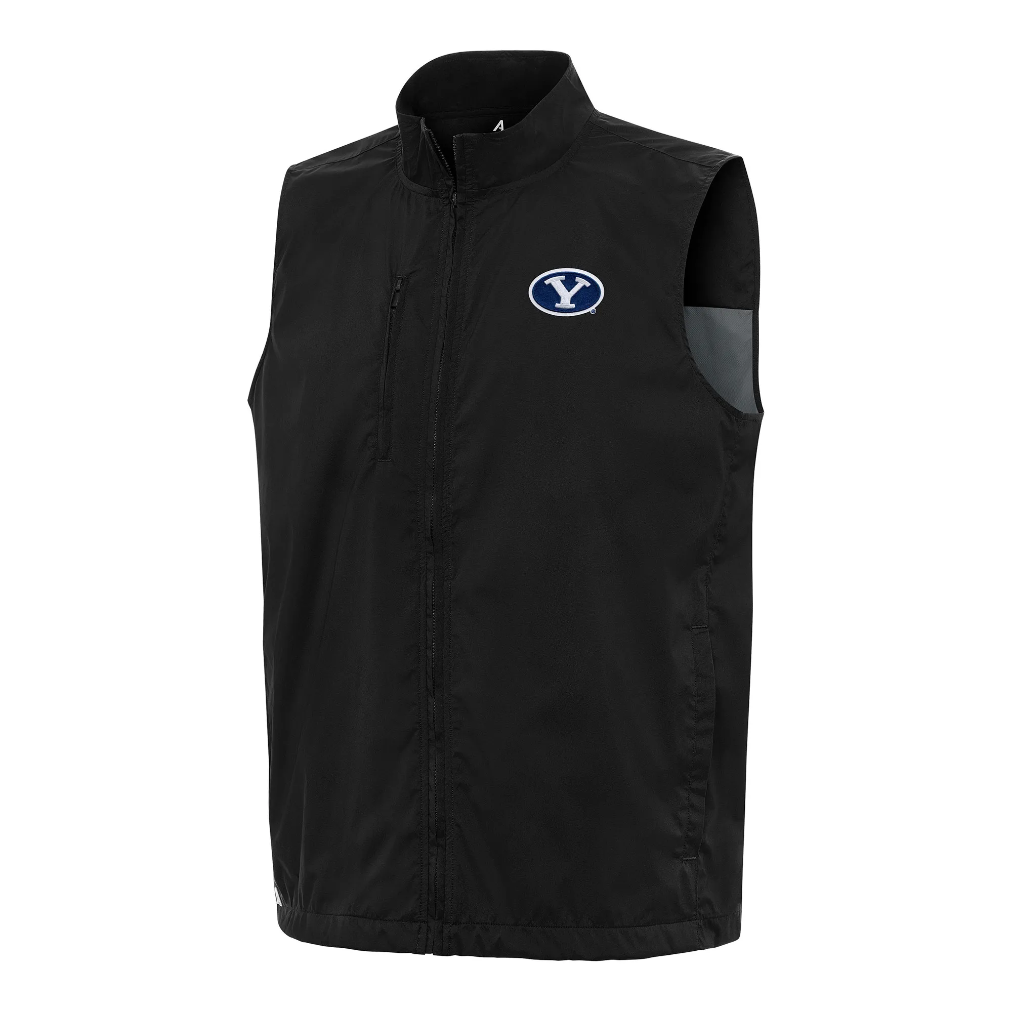 Antigua  BYU Cougars Black Brisk Full-Zip Vest