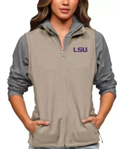 Antigua NCAA LSU Tigers Course Full-Zip Vest