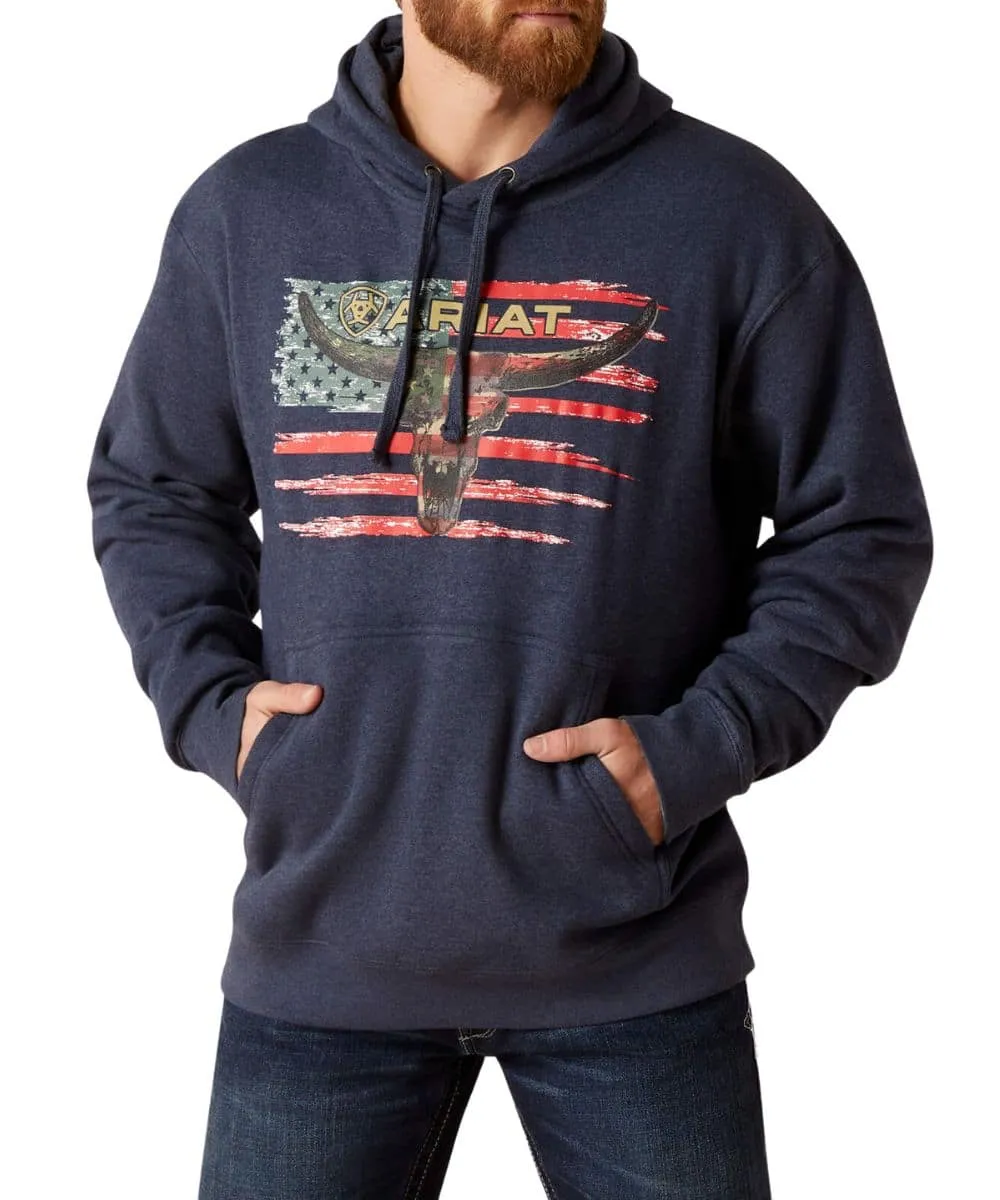 Ariat Men's American Steer Hoodie