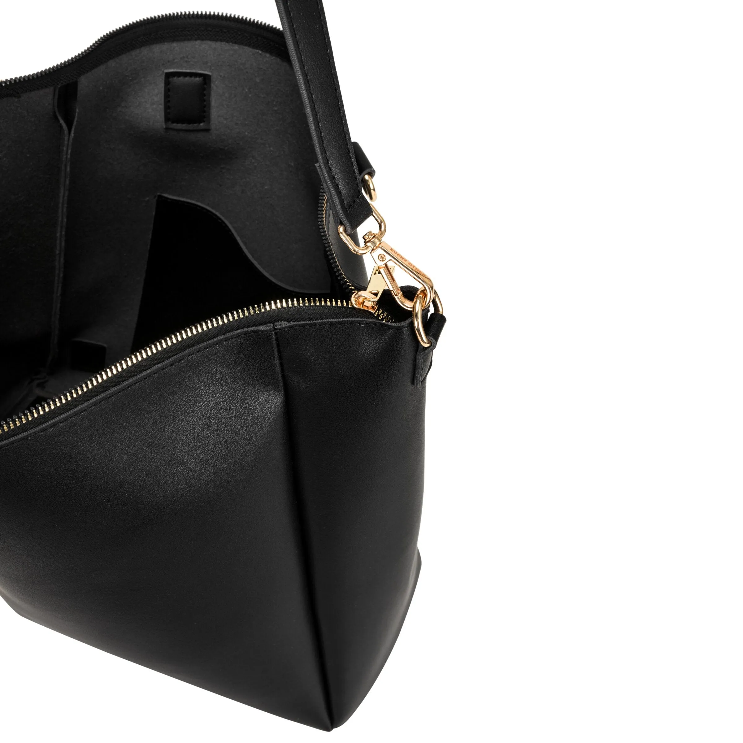 Backpack Shoulder Bag In Black