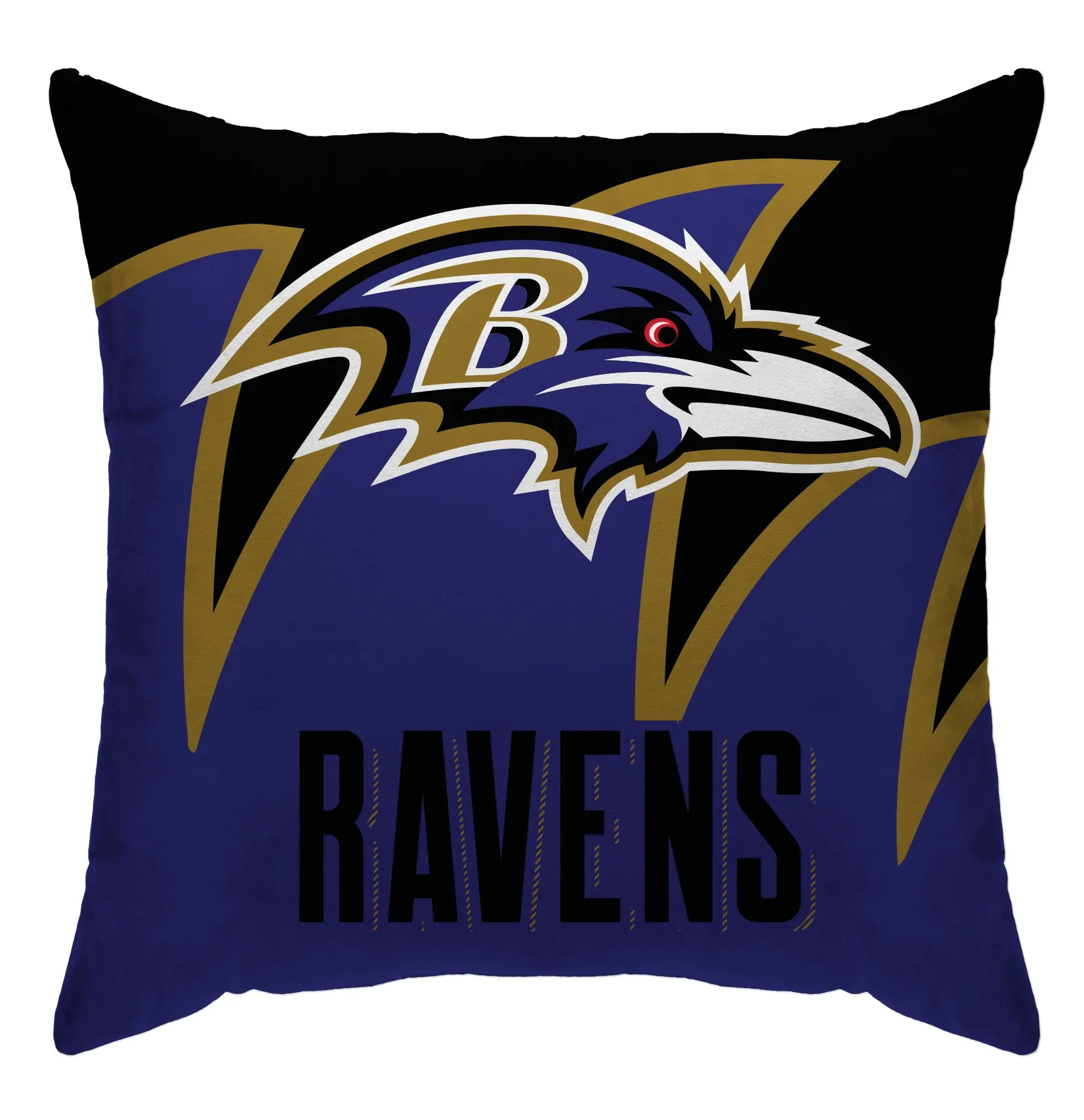 Baltimore Ravens Shark Tooth Throw Pillow