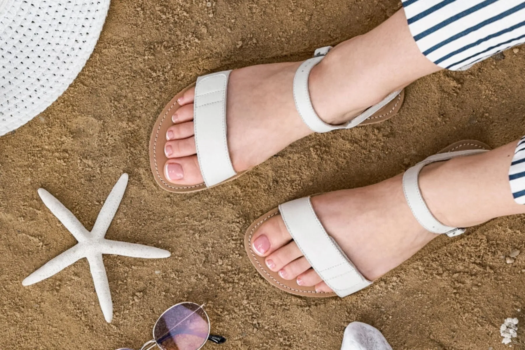 Barefoot Sandals - Be Lenka Grace - Ivory White