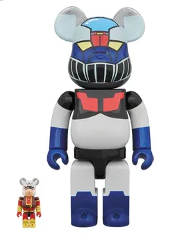 Bearbrick Helmet Kouji & Mazinger Z 100% & 400% Set