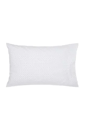 Bedding | 'Georgia' Cotton Percale Standard Pillowcase Pair | Murmur