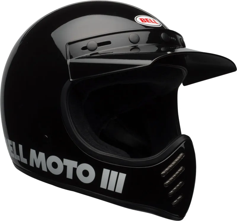 Bell Moto-3 Helmet Gloss Black