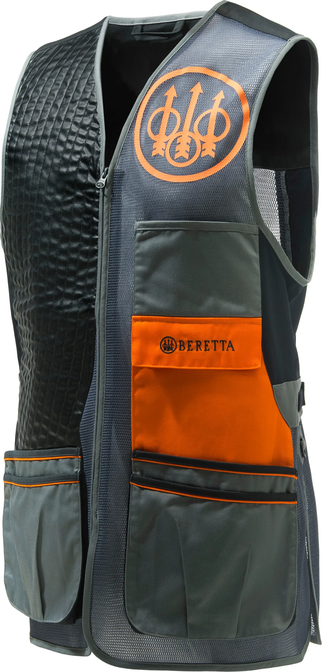 Beretta Men's Sporting Evo Vest Grey, Black, Orange | Buy Beretta Men's Sporting Evo Vest Grey, Black, Orange here | O