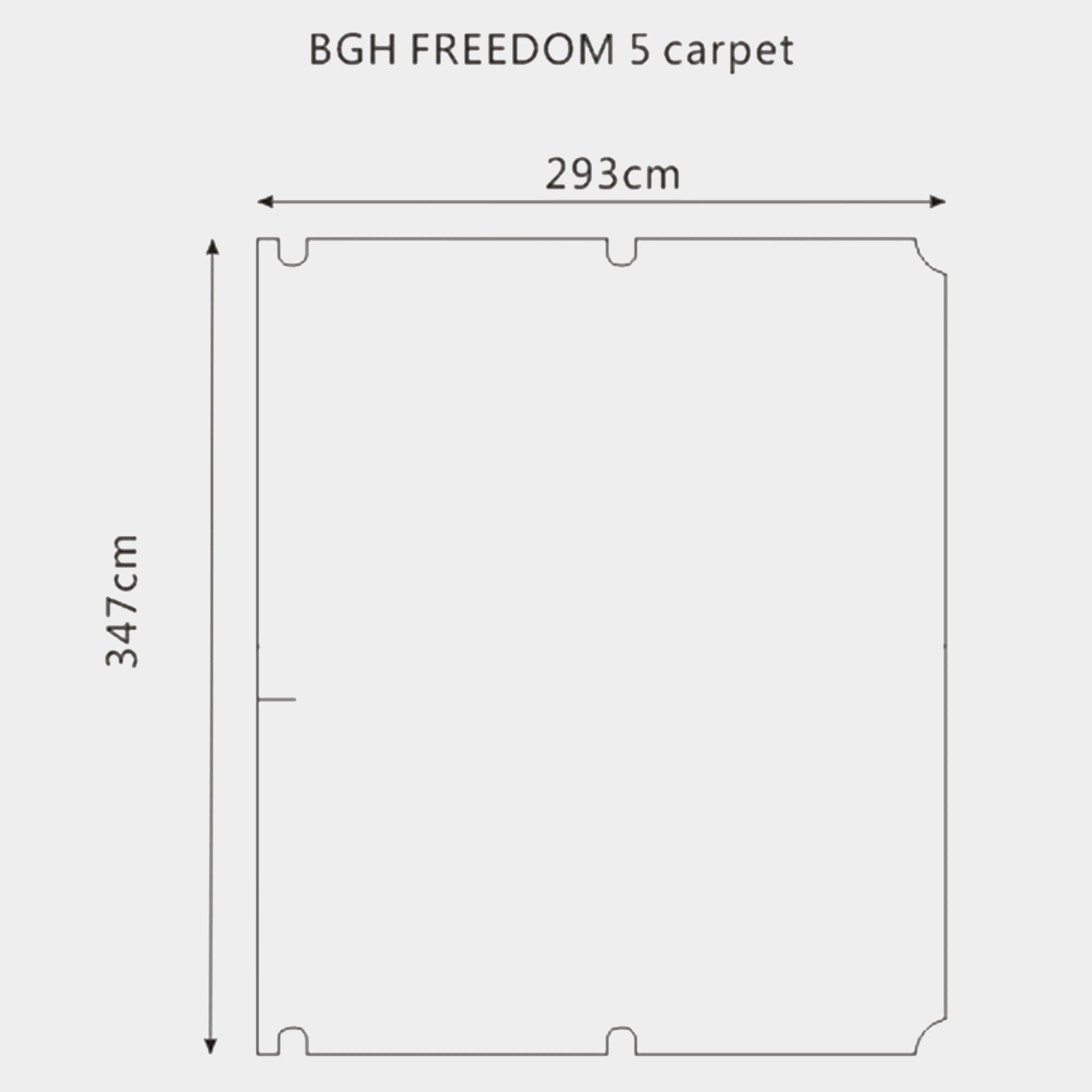 Berghaus Freedom 5 Tent Carpet | Millets