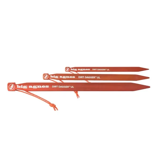 Big Agnes Dirt Dagger Ul Tent Stake Bulk Pack Of 30 - Orange - 7.5