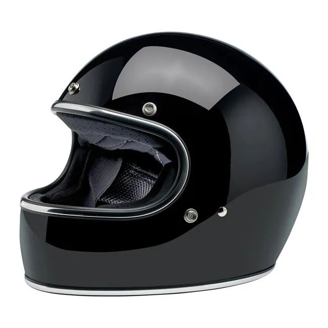 BILTWELL GRINGO HELMET GLOSS BLACK