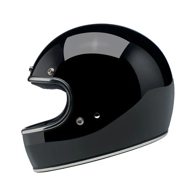 BILTWELL GRINGO HELMET GLOSS BLACK