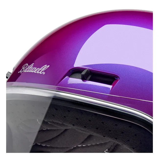 BILTWELL GRINGO SV HELMET METALLIC GRAPE