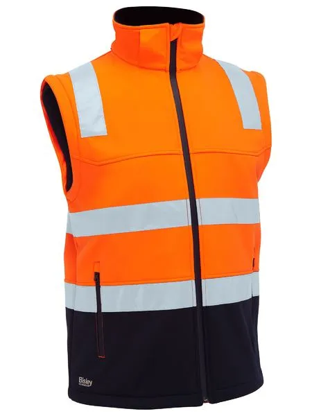 Bisley Taped Two Tone Hi Vis 3 In 1 Soft Shell Jacket (BJ6078T)-