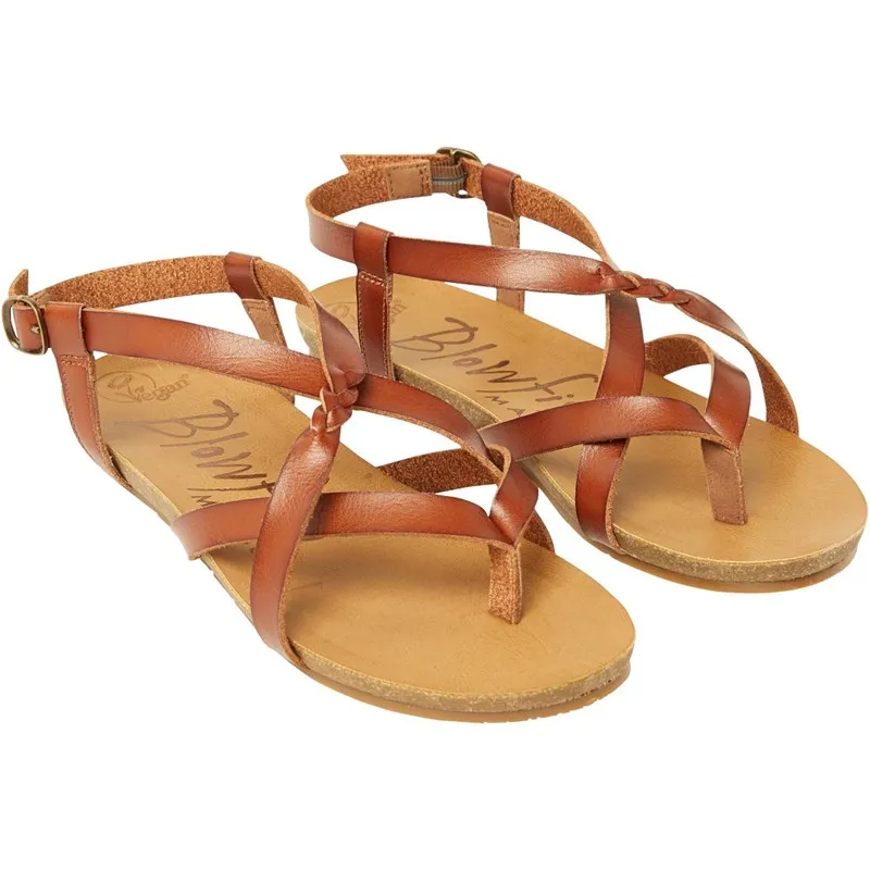 Blowfish Womens Granola-B Sandals Scotch Dyecut