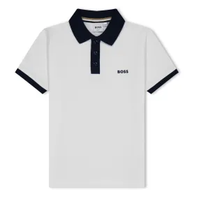 Boss Logo Polo Shirt Juniors