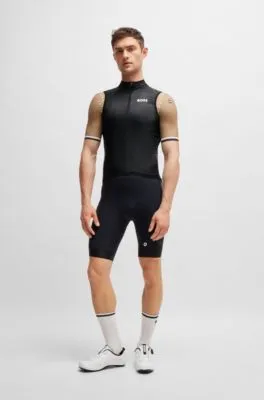 BOSS x ASSOS packable wind vest with breathable mesh back