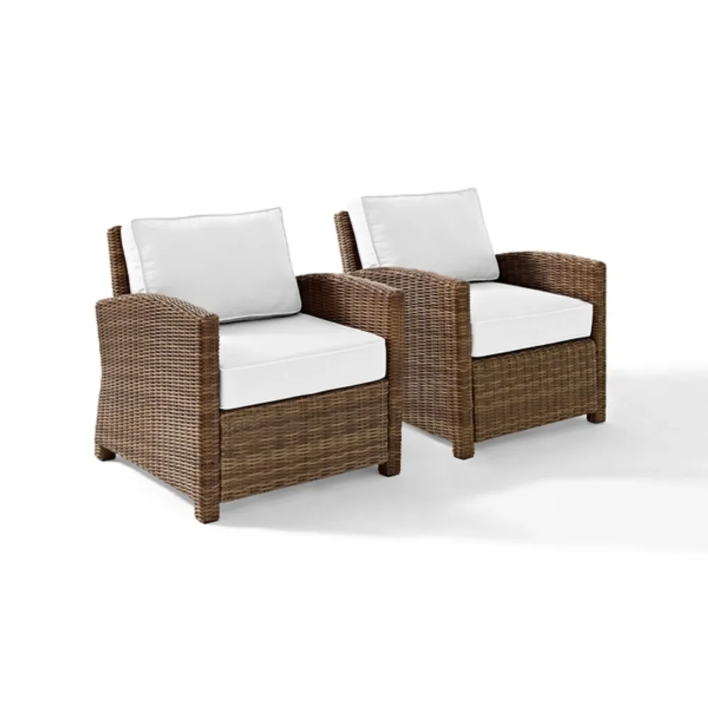 Bren Brown 2-pc. Chair Set with Sunbrella Cushions