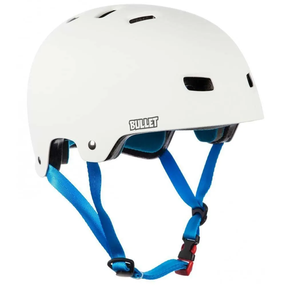 Bullet x Santa Cruz Helmet Screaming Hand Matt White Adult