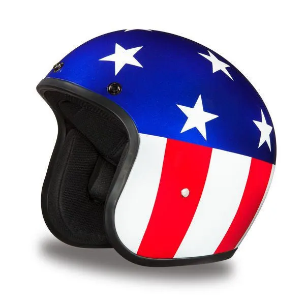 Captain America - Daytona Low Profile D.O.T. Open Face Helmet