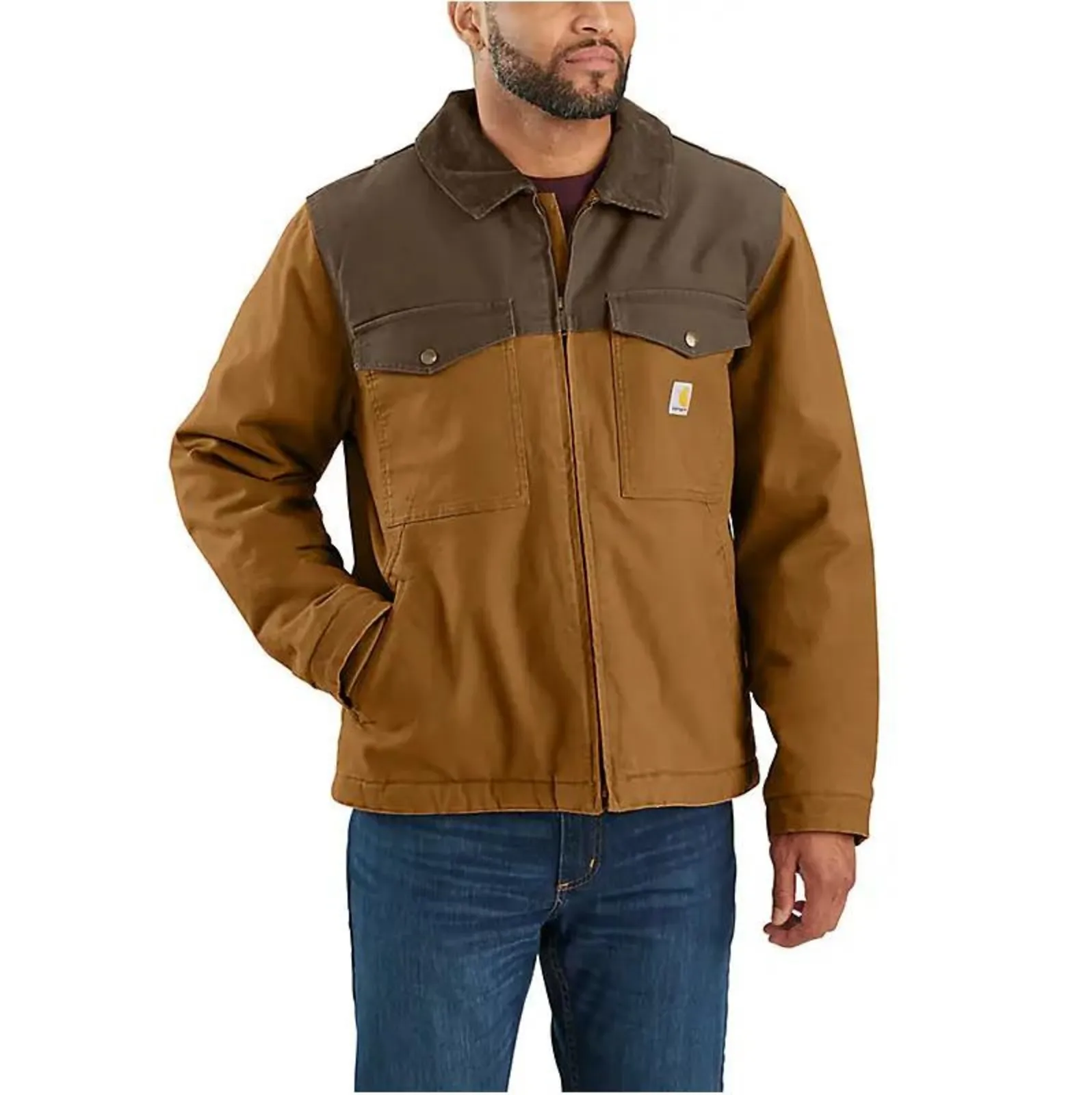 Carhartt Men's Montana Rugged Flex Relaxed Fit Duck Insulated Jacket - 2 Warmer Rating 