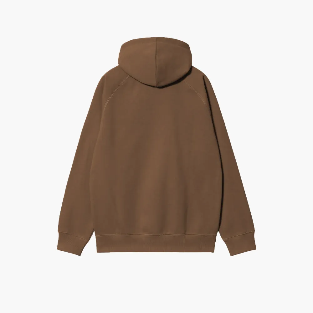 Carhartt WIP Chase Pullover Hoodie / Chocolate