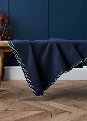 Cascade Home Felt Blanket Stitch Throw | Kaleidoscope