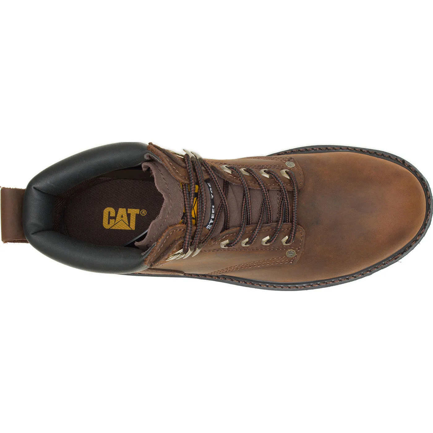 Cat Second Shift Men's 6-inch Steel Toe Electrical Hazard Work Boot