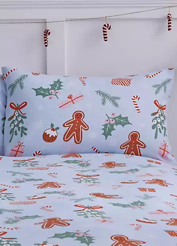 Catherine Lansfield Christmas Gingerbread Duvet Cover Set | Kaleidoscope